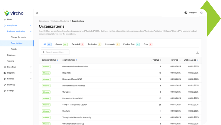 compliance-exclusion-monitoring